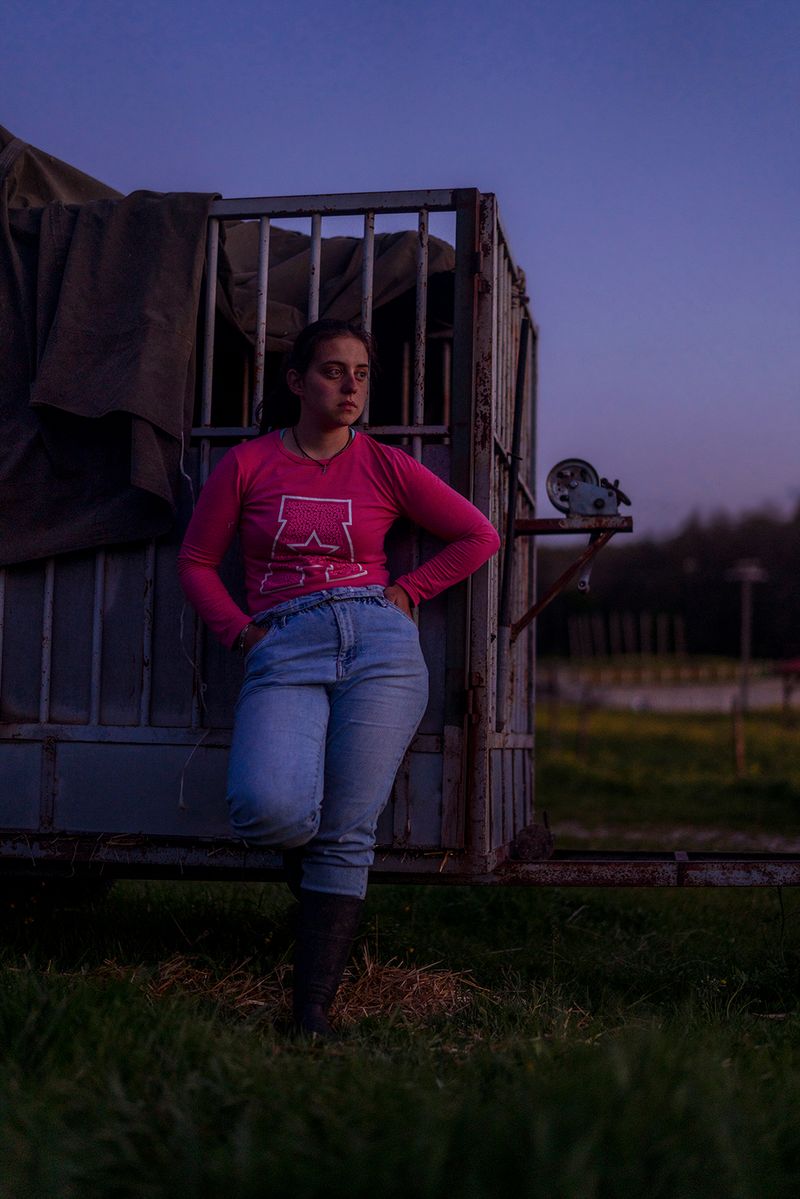 © Claudia Mann - Marianna at Staffoli.Second day of transhumance.