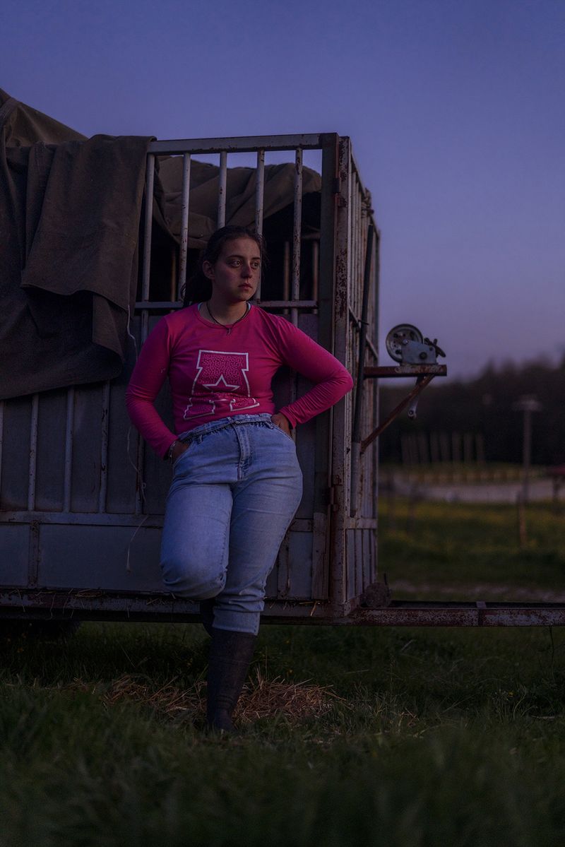 © Claudia Mann - Marianna at Staffoli.Second day of transhumance.