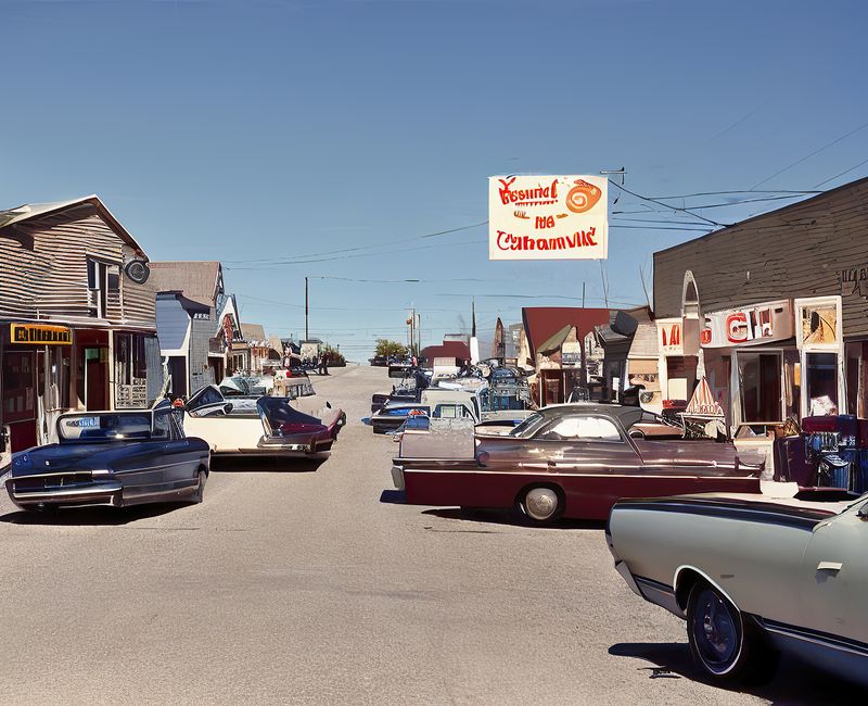© Craig Ames - Main Street, Gull Lake, Saskatchewan. (Possibly After Stephen Shore)
