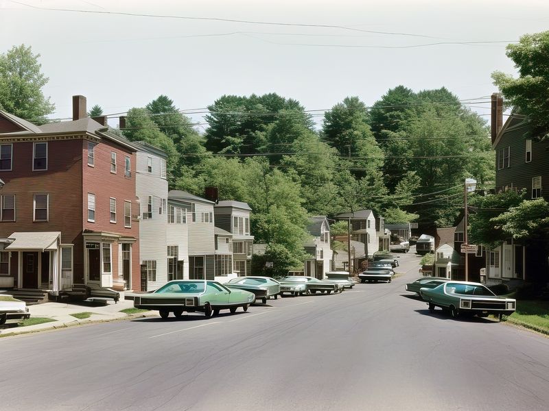 © Craig Ames - Deerfield Street, Greenfield, Massachusetts. (Possibly After Stephen Shore)