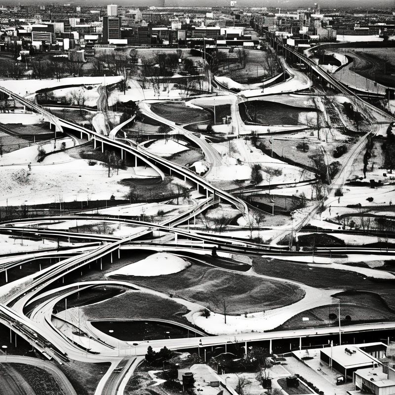 © Craig Ames - Landscape, Minneapolis. (Possibly After Frank Gohlke)
