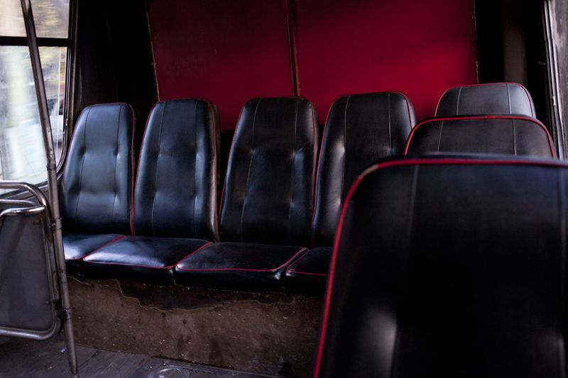 © Myriam Meloni - Bus of linees 165, where the bus driver was killed.