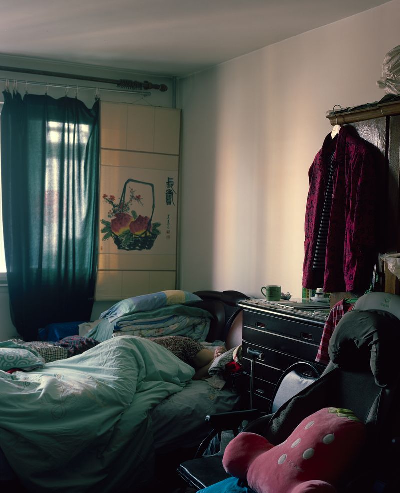 © Jasmine Huang - Lao Lao Sleeping. Archival Inkjet Print. 11" x 14." 2025.