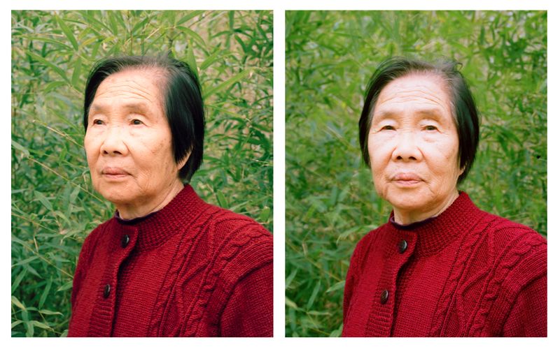 © Jasmine Huang - Nai Nai (Diptych). Archival Inkjet Print. 16" x 20." 2025.