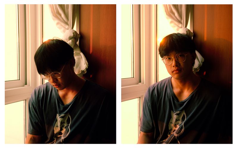 © Jasmine Huang - Sun Boy Jonathan (Diptych). Archival Inkjet Print. 16" x 20." 2025.