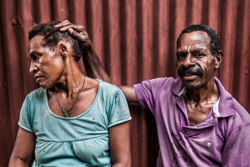 © Vlad Sokhin - Image from the Crying Meri. Violence Against Women in Papua New Guinea photography project