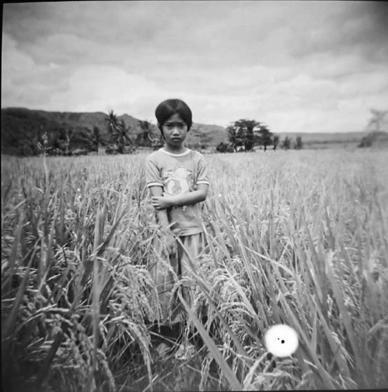 © idealita ismanto - Memories before the pandemic in 2019, stop for a moment to rest and see the expanse of rice fields.