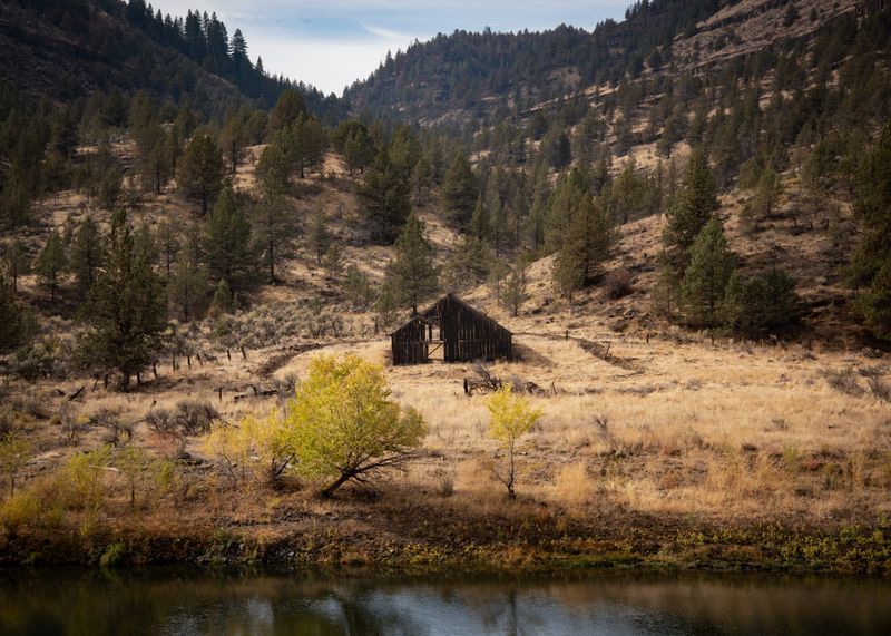 © Rosie Day - Abandoned barn on the outskirts of Spray, Oregon. (Pop. 160)