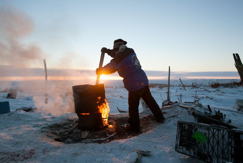 © Nima Taradji - Image from the Shishmaref: A Native American Struggle photography project