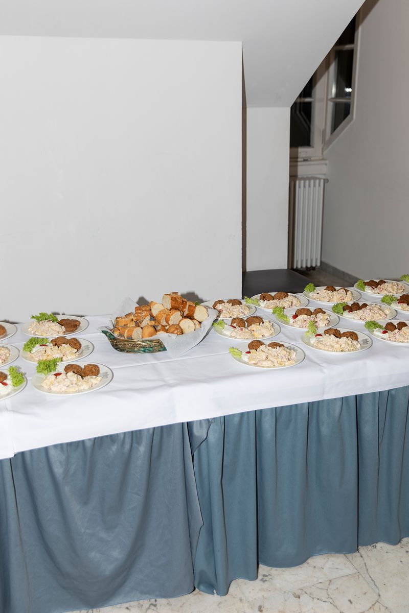© Lukas Ratius - Buffet during the New Year's reception of the AFD party in Saarbrücken Castle