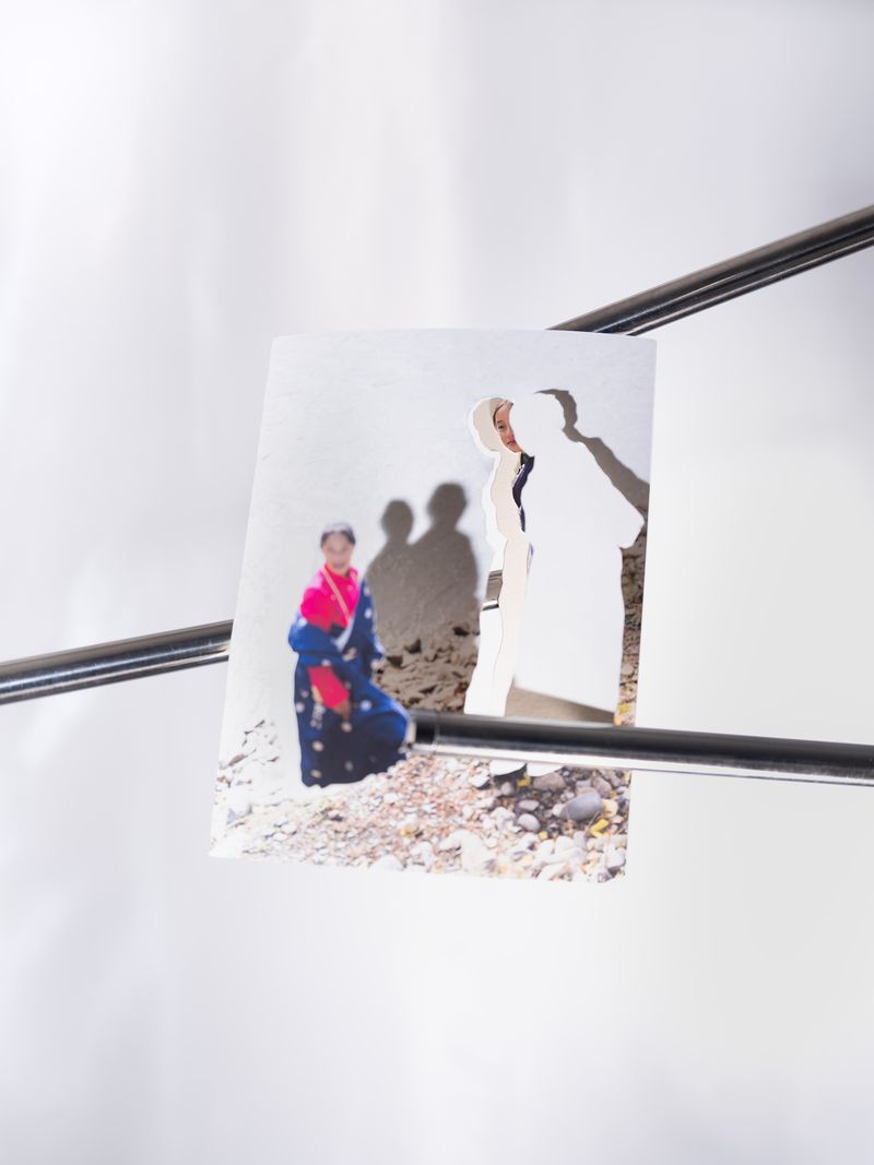 © Pang Hai - With a Cold Tripod, Fragmenting and Reassembling Characters into Any Space.