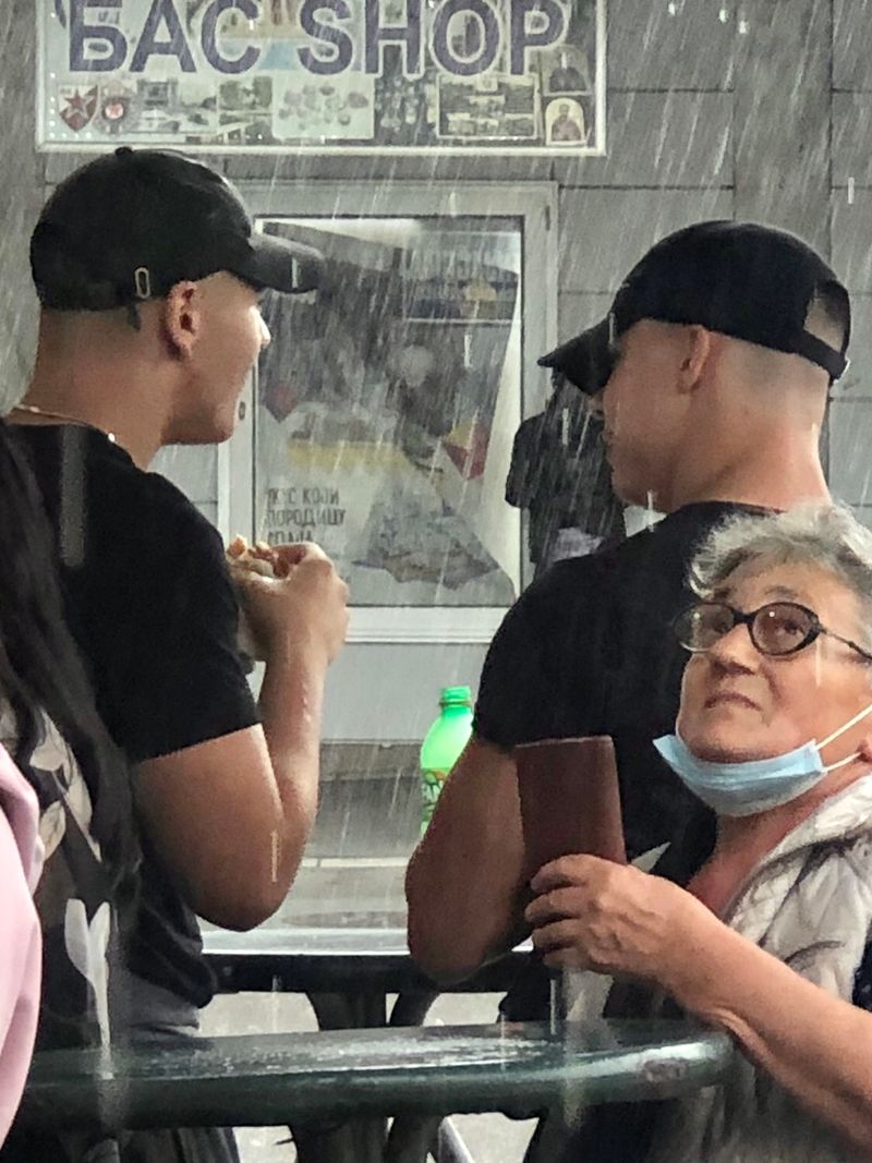 © Filip Bojovic - Guys in everyday black sporty outfit known as the Uniform.