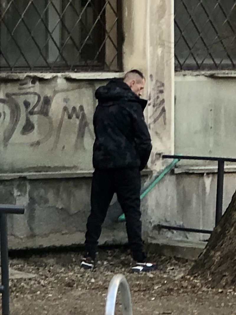 © Filip Bojovic - There are more than 200 photos of public pissing in TO2 archive, all taken from my living room window.