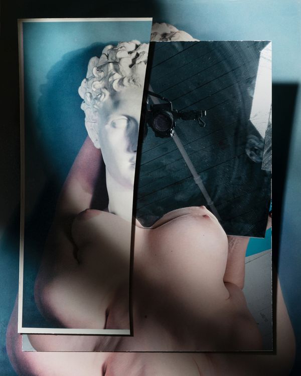 © Kim Hoeckele - Spirit Rising out of Matter (after Outerbridge), Archival Pigment Print, 18 x 23 inches, 2022