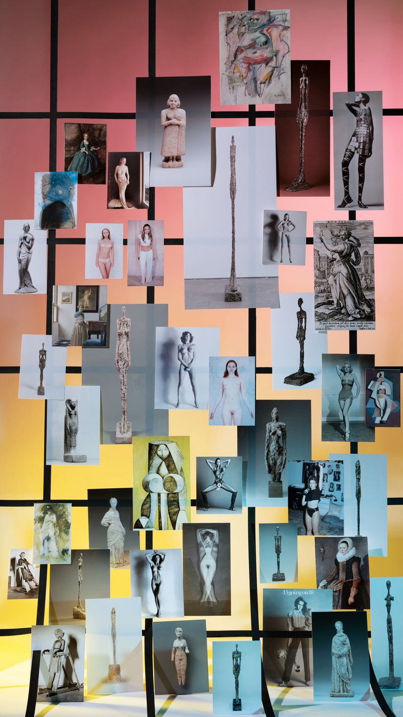 © Kim Hoeckele - Standing Woman, Archival Pigment Print, 40 x 71 inches, 2023