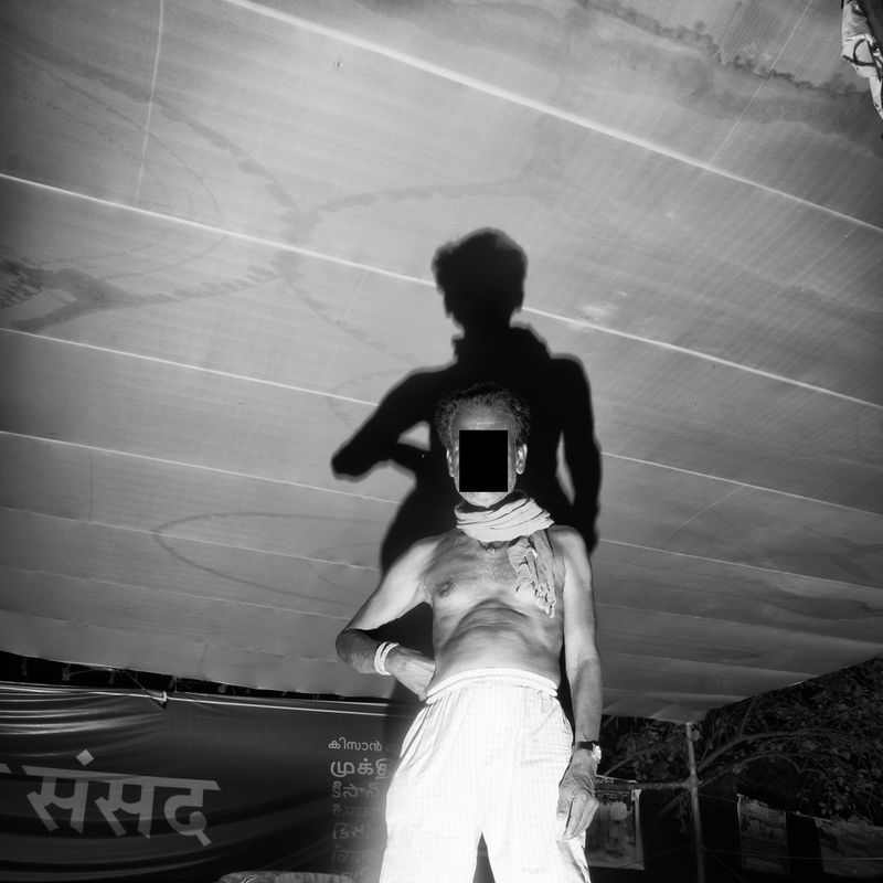 © Vaibhav Bhardwaj - Image from the The Protest Will Be Redacted (I Stand Before You) photography project