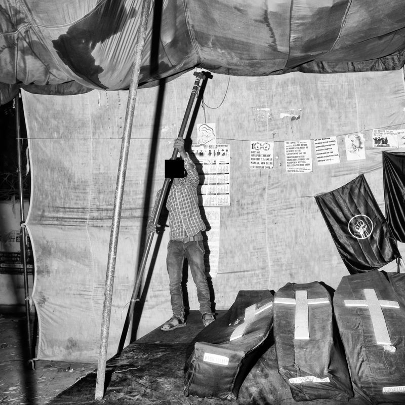 © Vaibhav Bhardwaj - Image from the The Protest Will Be Redacted (I Stand Before You) photography project