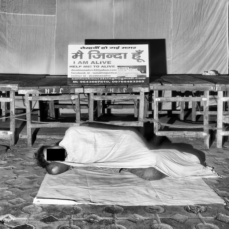 © Vaibhav Bhardwaj - Image from the The Protest Will Be Redacted (I Stand Before You) photography project