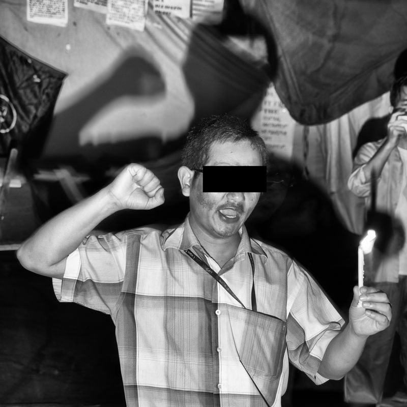 © Vaibhav Bhardwaj - Image from the The Protest Will Be Redacted (I Stand Before You) photography project