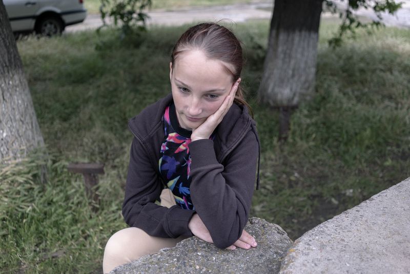 © Gerd Waliszewski - Ksyusha was resettled to a neighboring village in Kherson Oblast after the destruction of the Kakhovka Dam in June 2023.