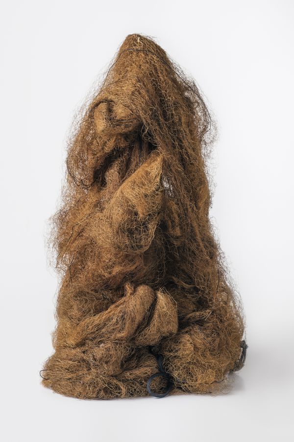 © Silvio Rusmigo - Rolled and bundled 15x4 metres mist-net, functioning as an invisible bird-trap when set up on net poles between shrubs