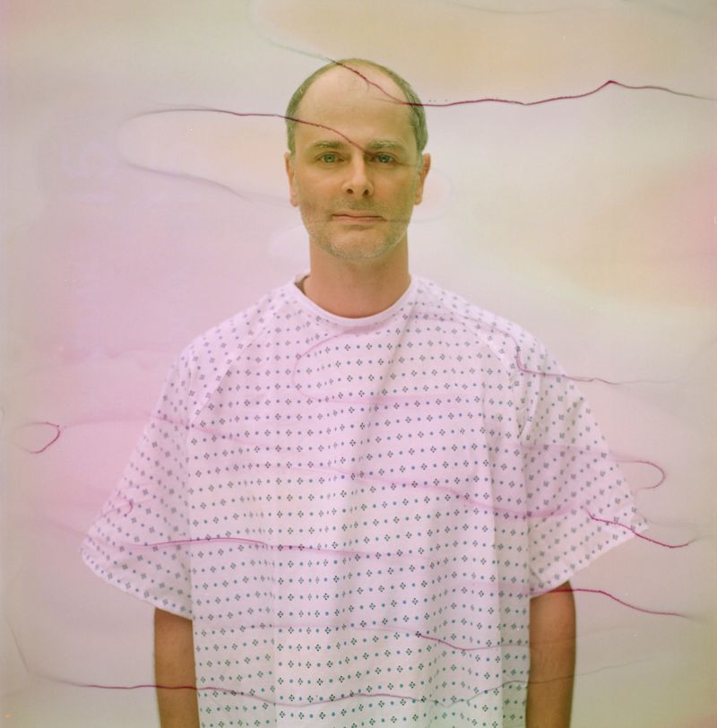 © Rhiannon Adam - Steven, a doctor, aged 43, May 2018. Kodak Portra 400 film and urine. Left 10 days in the sample before washing.