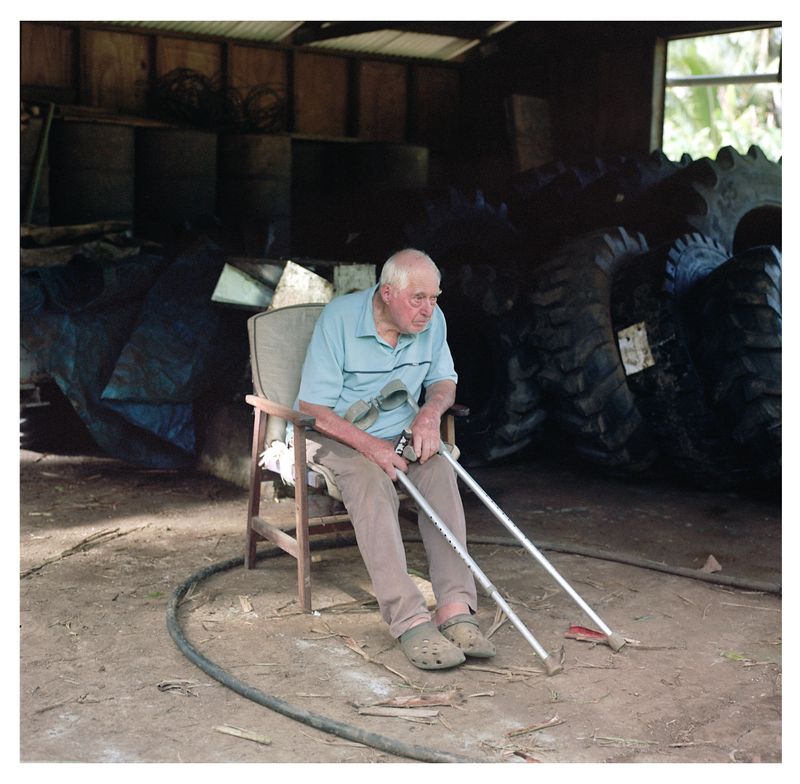 © Rhiannon Adam - Image from the Big Fence, a portrait of pitcairn island photography project