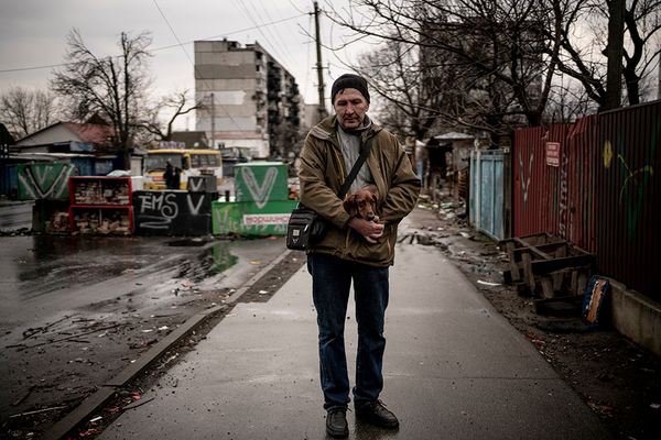 © Javier Fergo - Image from the Ukrainian refugee animals photography project