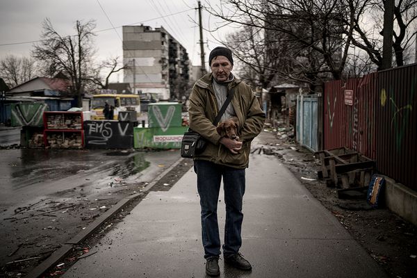 © Javier Fergo - Image from the Ukrainian refugee animals photography project