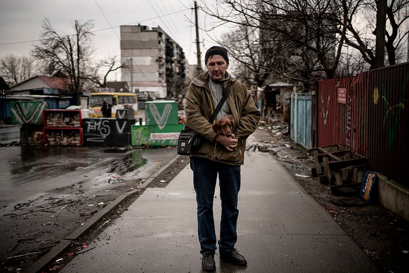 © Javier Fergo - Image from the Ukrainian refugee animals photography project