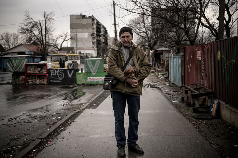 © Javier Fergo - Image from the Ukrainian refugee animals photography project