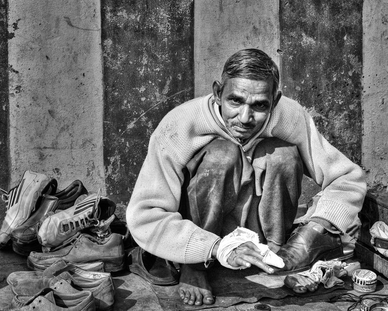 © Kip Harris - Shoe Shiner, Rajasthan