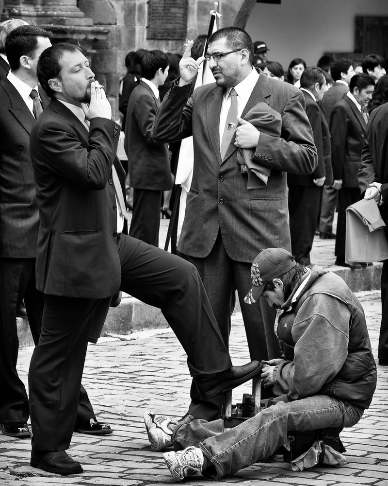 © Kip Harris - Shoe Shiner, Cusco