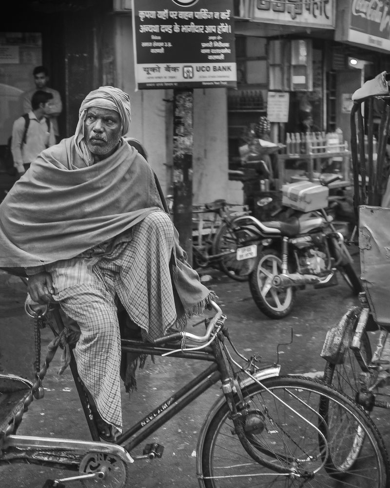 © Kip Harris - Bicycle Ricksaw Driver, Mumbai