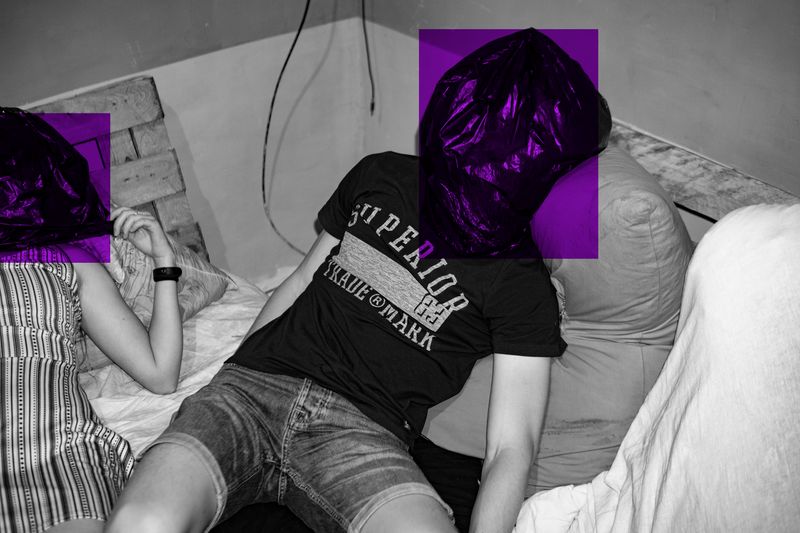 © Ihor Dudnyk - 19 image Pseudo-documentary project, mockumentary. All the people in the photo depict their characters, play a role.