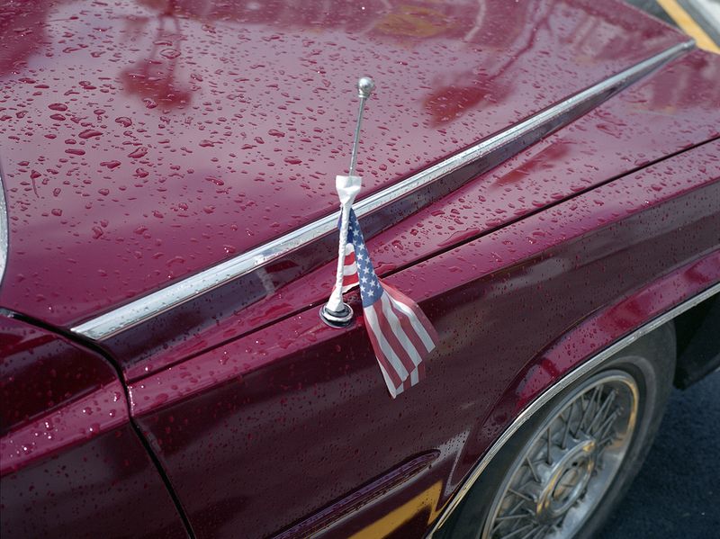 © Ge Zeng - A flag drenched in rain