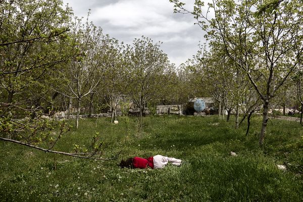 © sima choubdarzadeh - The man is thrown at the world