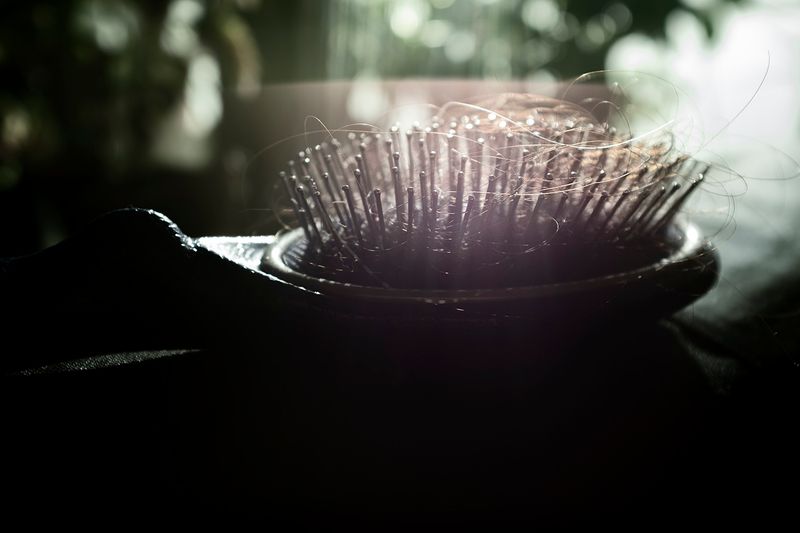 © sima choubdarzadeh - The white hair stares at me.