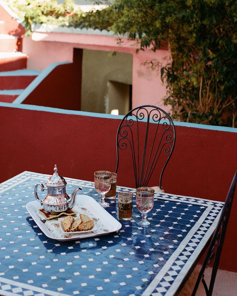 © Annissa Durar - A moment for mint tea upon arriving at my homestay in the Rif Mountains