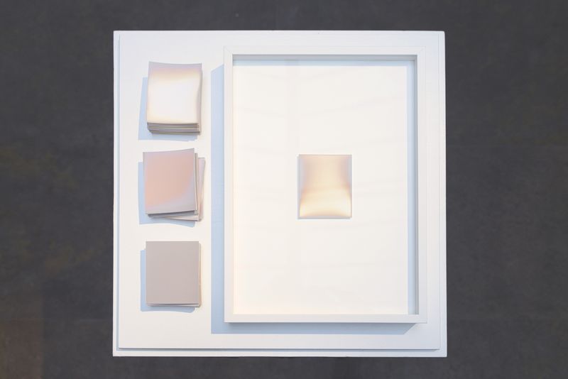 © Rachelle Bussières - Air Print, 2025, Luminogram on black-and-white gelatin silver paper exposed for 4 days, 2 x 3 inches