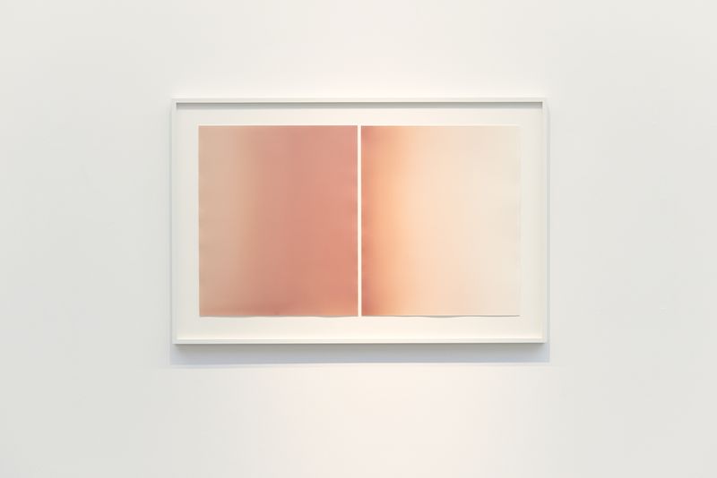 © Rachelle Bussières - Heat Flow, 2025, Luminogram on black-and-white gelatin silver paper40 x 24 in
