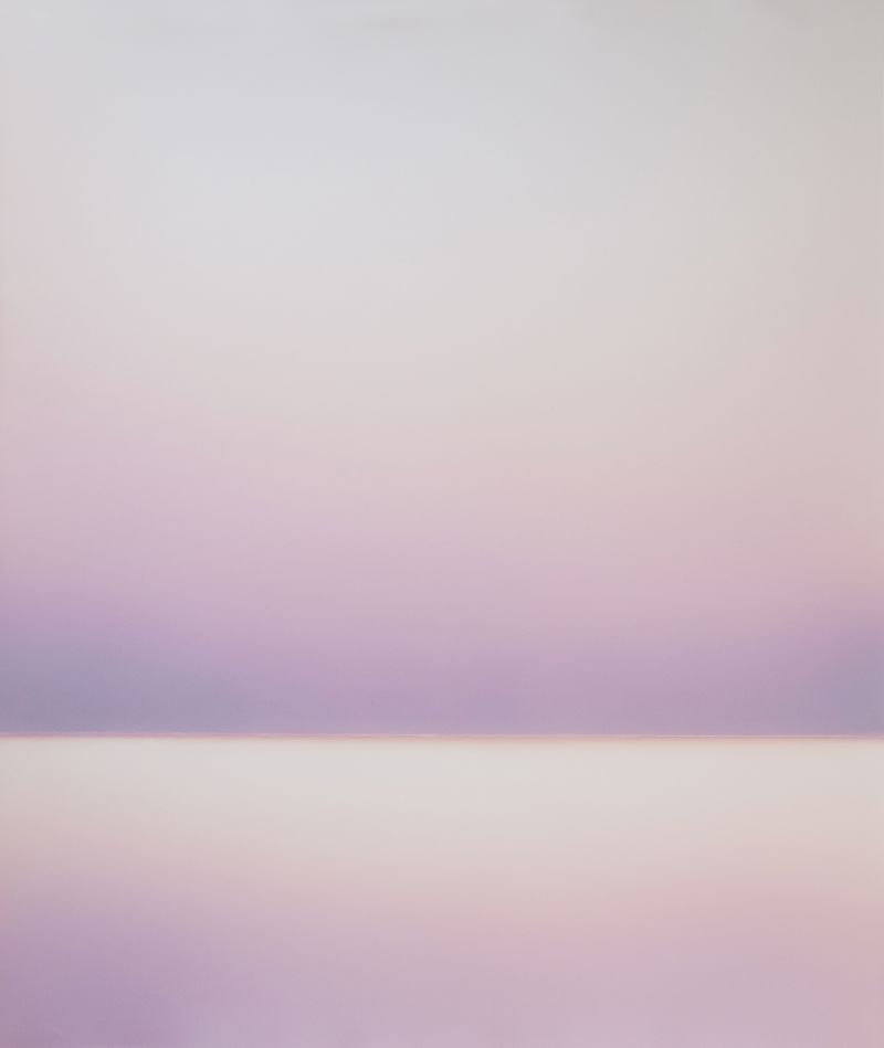 © Rachelle Bussières - Sea and Sky III, 2025, Luminogram on black-and-white gelatin silver paper20 × 24 in