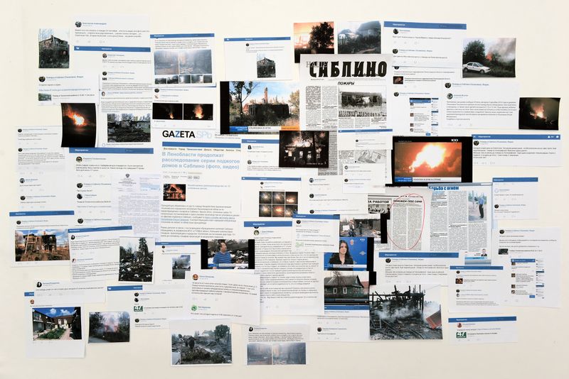 © Mariia Kokunova - Publications about fires in Ulyanovka in 2013-2016 in media and social networks