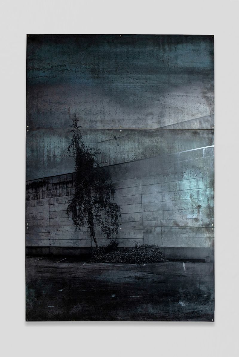 © Lucas Leffler - Steel-Plates III - UV print on steel