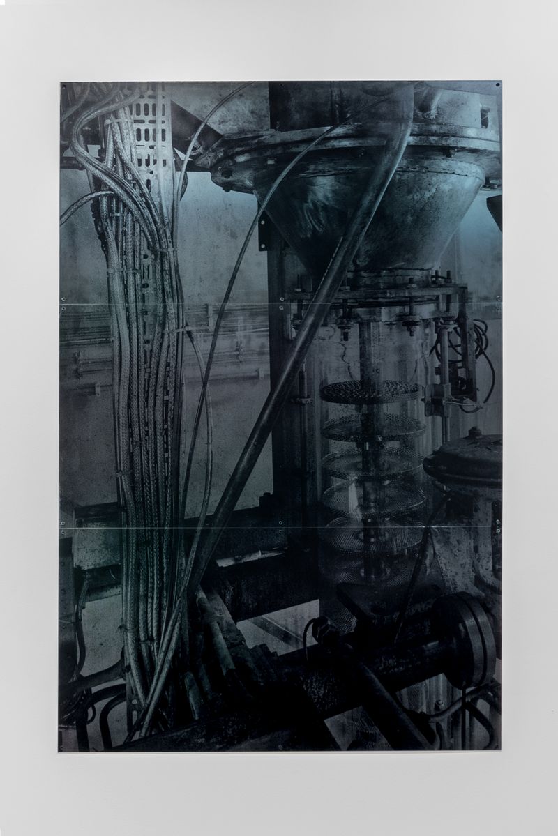 © Lucas Leffler - Steel-Plates V - UV print on steel