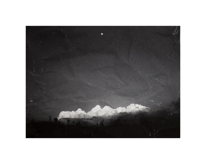 © Debbie Castro - Debbie Castro "God and the atheist" 202340 x 30 cm approx Giclée print framed Hahnemuehle German Etching Crumpled by hand