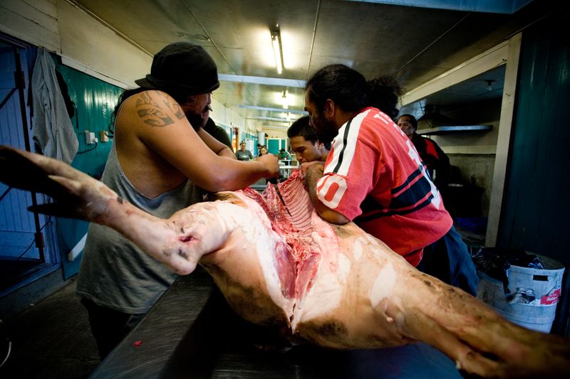 © Sara Orme - When it comes to tangihanga,(funeral) it’s all hands on deck.