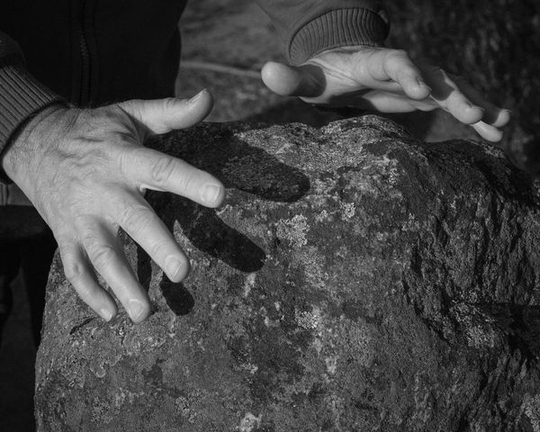 © Anna Twardowska - Grzegorz's hands over the stone in Odry, Poland