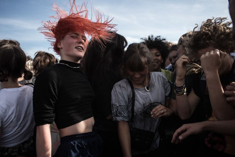 © Federico Tisa - The third World Climate Strike in Geneva ends with a huge party at the Plaine de Plainpalais. Geneva, September 27, 2019.