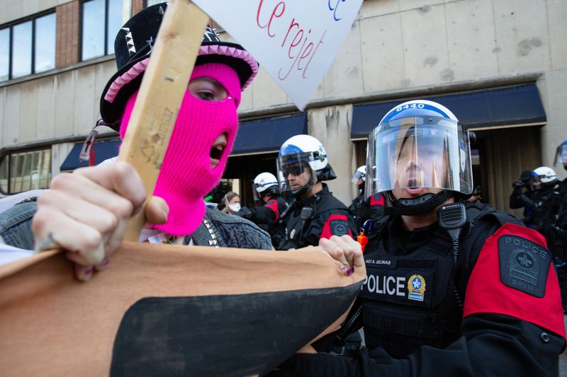 Montreal Demonstration Against LGBTQ+ Hatred